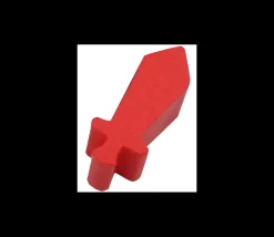 Pion épée en bois rouge 24 x 8 X 8 mm arme