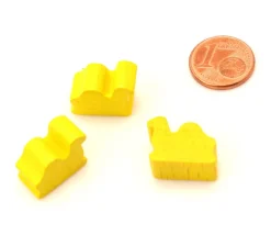 Pion petit dromadaire chameau couché en bois 16x12x8 mm