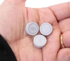 Pion Pièce d'Argent en bois 15 x 15 x 5 mm