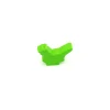 Pion poule verte claire en bois 30x19x8 mm