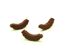 Pion saucisse marron 30 x 11 x 5 mm