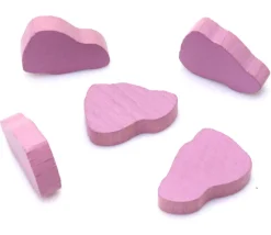 Pion steak viande rose 21 x 14 x 5 mm