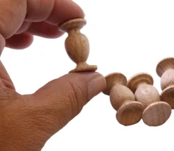 Pion vase en bois 21 x 15 mm amphore