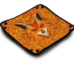 Piste de dés souple renard 21 x 21 cm