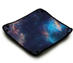 Piste de dés Bleu Galaxie 21 cm x 21 cm