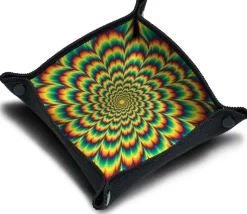 Piste de dés Fleur de feu 21 cm x 21 cm