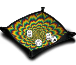 Piste de dés Fleur de feu 21 cm x 21 cm