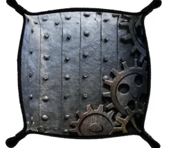 Piste de dés grise engrenage 21 cm