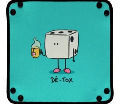Piste de dés souple Dé-Tox 21 cm x 21cm