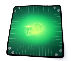 Piste de dés verte 20 x 20 cm souple et résistante