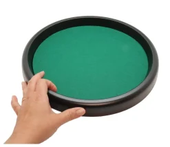 Piste dés à jouer ronde simple 33 cm 421 yams