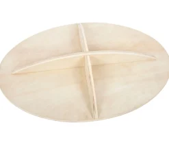 Planche d'équilibre labyrinthe en bois