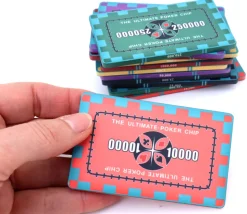 Plaque céramique rose poker valeur 10 000 - 40 gr