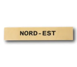 Plaque en bois points cardinaux 10 cm