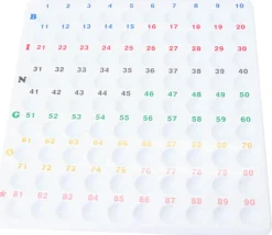Plateau 1 à 90 contrôle tirage loto Grand modèle pour boules 22 mm (sans boules)