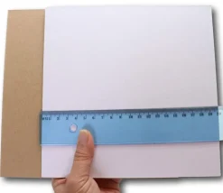 Plateau blanc rigide carré 20 x 20 cm neutre