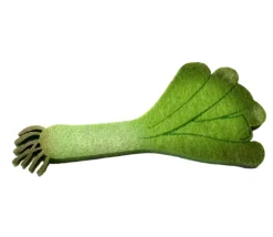 Poireau en feutrine 13 x 6.3 x 0.5 cm légume jouet