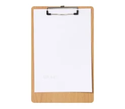 Porte bloc A5 - mini écritoire à pince bois (support pour noter)