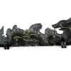 Porte cartes dragon noir 21 cm
