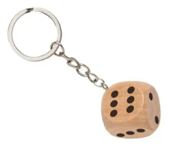 Porte-clés dé bois standard 1 à 6