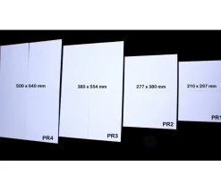 PR1 Plateau de jeux petit format 298 x 210 mm blanc pliable