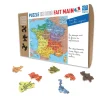 Puzzle bois Carte de France des Départements 100 pièces