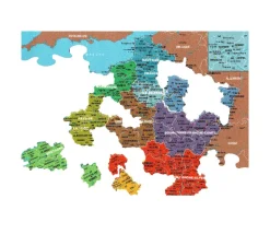 Puzzle bois Carte de France des Départements 100 pièces