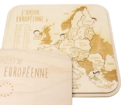 Puzzle bois Pays de l'Union Européenne