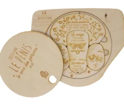 Puzzle 3D éducatif en bois : le pénis