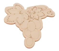 Puzzle des fruits 8 pièces en bois naturel