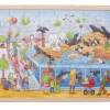 Puzzle en bois 48 pièces visite au zoo