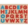 Puzzle en bois alphabet méthode Montessori - Cadre 30 x 21 cm