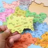 Puzzle en bois Carte de France 29.5 x 30 cm