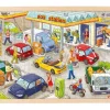 Puzzle en bois de 96 pièces Station service