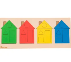 Puzzle Maisons des formes et couleurs