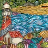 Puzzle paysage de mer design 12.5 cm - 72 pièces Curiosi