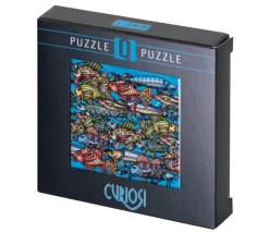 Puzzle Poissons 12.5 cm - 72 pièces Curiosi