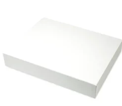 R0+ Boite jeu 16.5 x 12.2 x 4 cm BLANCHE neutre petit format à personnaliser