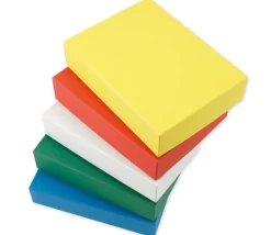 R0+ Boite jeu 16.5 x 12.2 x 4 cm BLANCHE neutre petit format à personnaliser