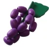 Raisin violet en bois 4 x 9.5 cm fruit jouet