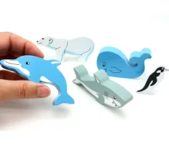 Requin en bois 44 x 103 x 15 mm