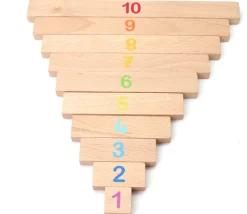 Réglettes calcul chiffres et points de 1 à 10 mathématiques