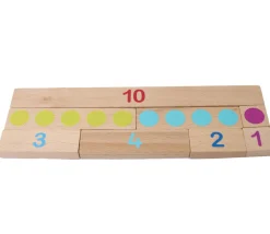 Réglettes calcul chiffres et points de 1 à 10 mathématiques