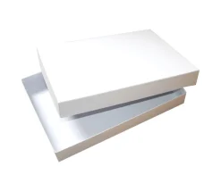 R2N Boite jeu rectangle 23.4 x 33.3 x 4,2 cm blanche neutre à personnaliser