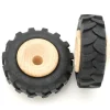 Roue tracteur de 6 cm avec pneu caoutchouc