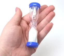 Sablier de jeu 3 minutes - BLEU - 9.8 cm MM