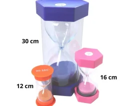 Sablier géant 4 minutes - ROSE - 12 cm GM