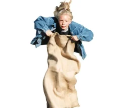 Sac en jute pour course au sac