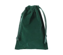 Sac suedine 95 x 140 mm modèle 1 vert foncé