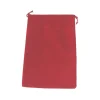 Sac suedine 125 x 175 mm rouge bordeaux